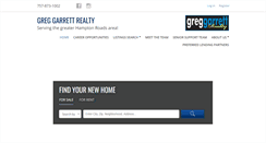 Desktop Screenshot of greggarrettrealty.com